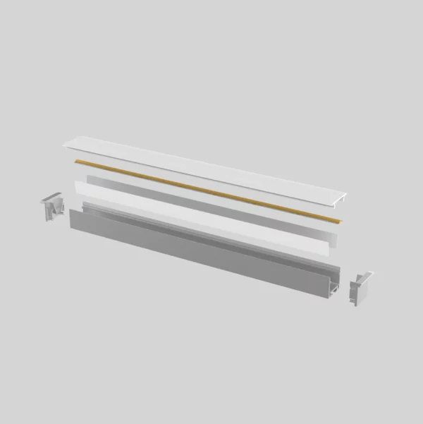 LED Aluminium Profil 28 x 20mm - Image 2