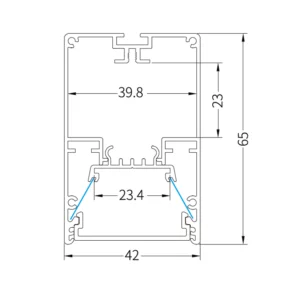 LED Aluminium Profil 42 x 65mm