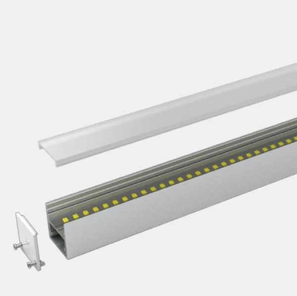 LED Aluminium Profil 30 x 30mm (E) - Image 2