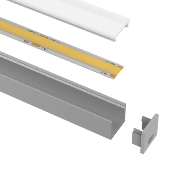 LED Aluminium Profil 12 x 12mm - Image 2